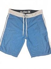 Hurley Blue Board Shorts Surf Swim Beachwear Drawstring