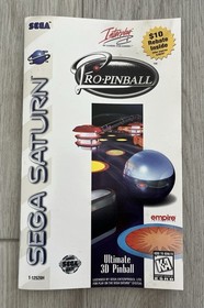 Sega Saturn Pro Pinball Complete CIB Game Authentic Untested