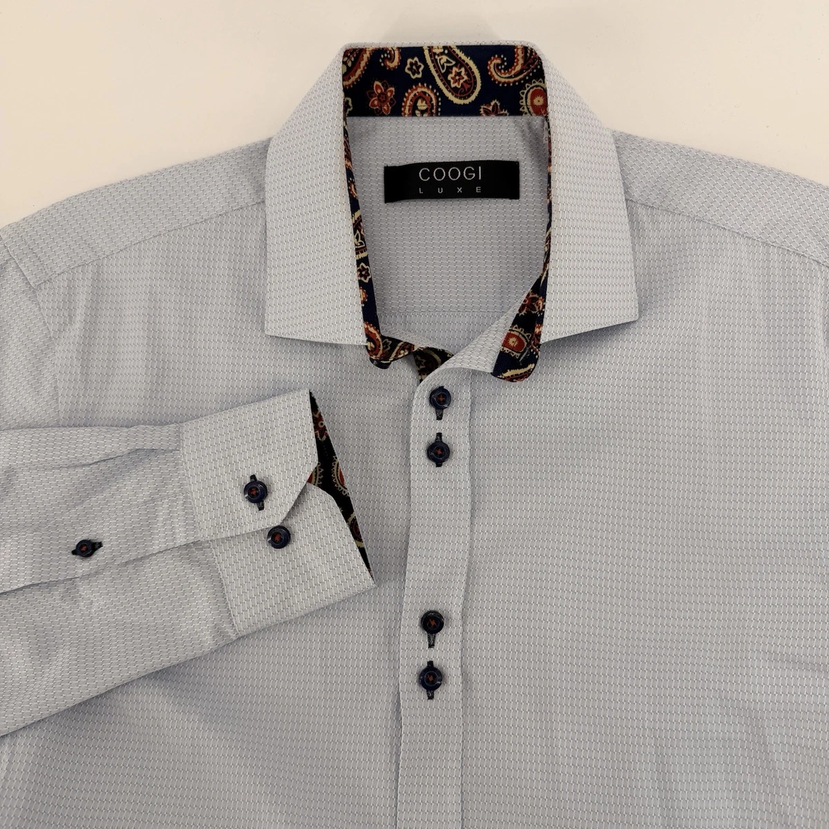 COOGI Classic 100% Cotton Button-Down Dress Shirts for Men for sale | eBay