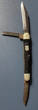 VTG Official BSA Boy Scouts Camillus Whittler 3-Blade Knife #1047 ROUGH