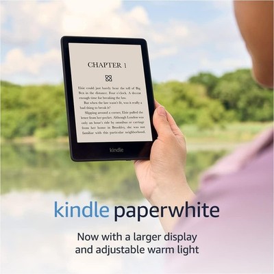 New, Amazon Kindle Paperwhite (16 GB)   Now with a larger display BLACK