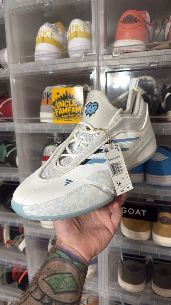 Size 16 Men's Adidas Dame 9 Cold Hearts OTE Basketball Shoes