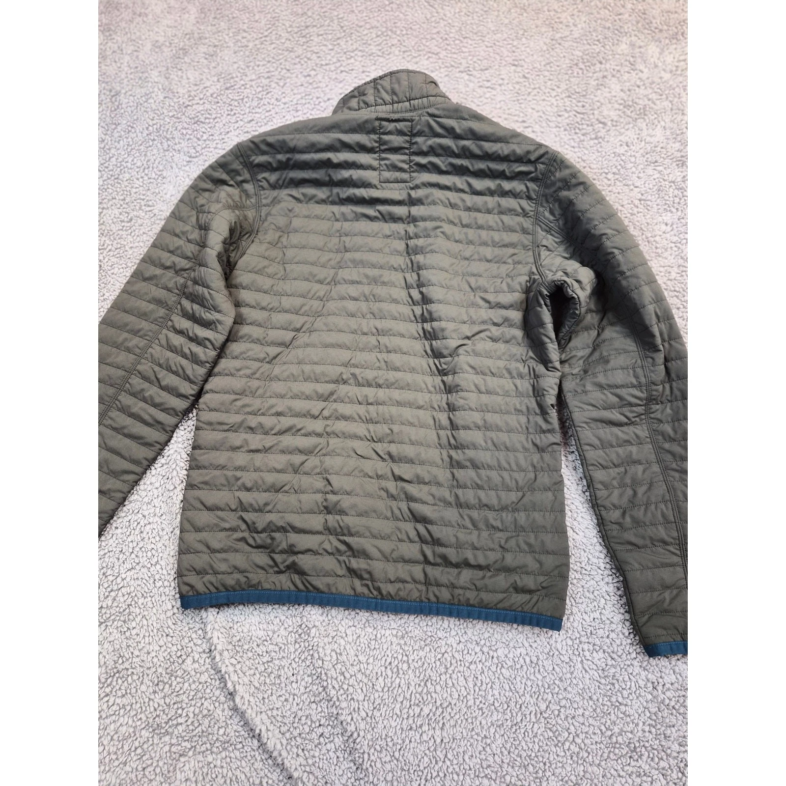 NWT Relwen Windzip Jacket Quilted Jacket Men's S Gray/Green color (1271) - product detail image 10
