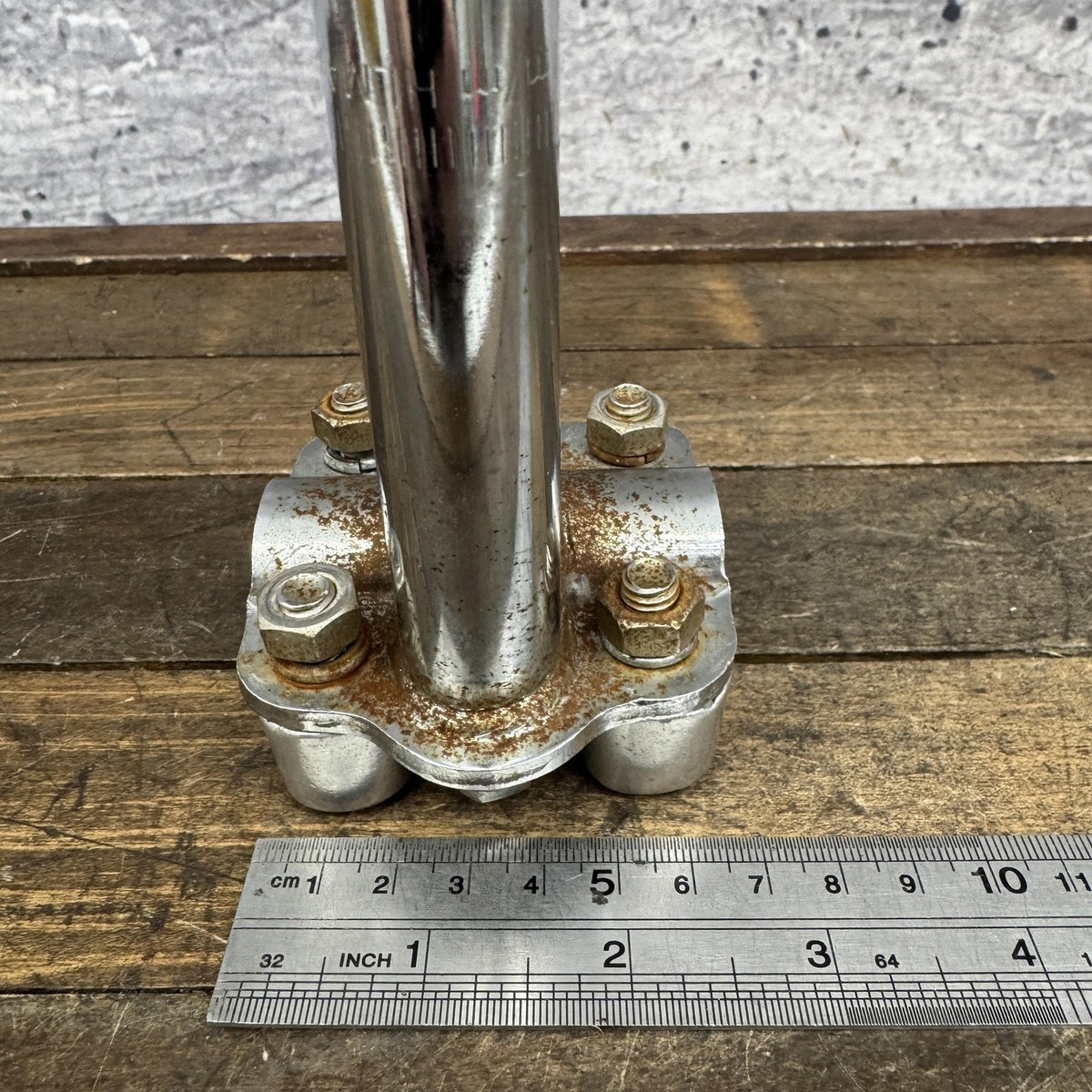 Vintage BMX Double Clamp Stem 70s 80s Bicycle Dual Clamp 21 mm | eBay