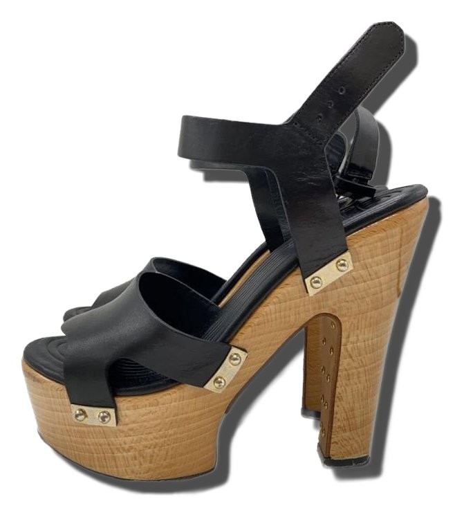 GIVENCHY Logo Patch Studs Sandals 35 (US5/UK3.5/2… - image 1