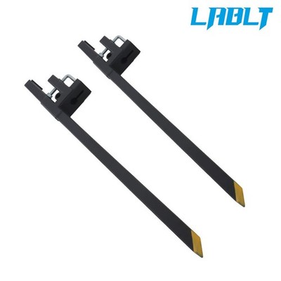 LABLT Tractor Pallet Forks 60'' Clamp On Bucket Loader Attachment Skid Steer