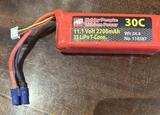 Hobby People 2200mAh 3S 11.1V 30C LiPo Battery Pack T-conn. RC car plane 118387
