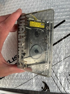 Sony WM-504 Walkman Portable Cassette Player Clear Case Vintage