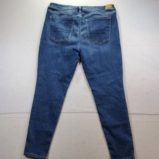 American Eagle Women's Next Level Stretch Jegging Jeans Size 18 38x28 Blue Mom