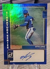 Otto Lopez 2022 Donruss Signature Series Blue Autograph /99 #SS-OL Blue Jays