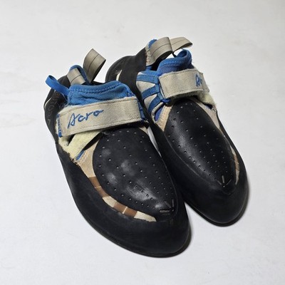 Butora Acro Climbing Shoes Blue Suede/Black Rubber EUR 43 US 10