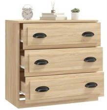 Meuble de Rangement Sonoma Chêne – Console TV Moderne avec Étagères 70 cm