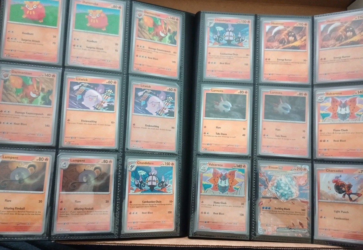 Pokemon Obsidian Flames Complete Master Set Reverse Holos And