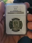 1970-D Kennedy Half Dollar NGC Ms65 Key Date!