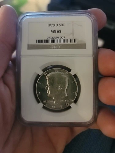 1970-D Kennedy Half Dollar NGC Ms65 Key Date!