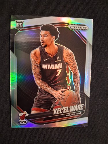 2024-25 PRIZM BLACK - Kel'el Ware - SILVER ROOKIE - Portland Trail Blazers