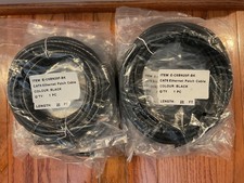LOT OF (10)  CAT6 ETHERNET PATCH CABLES (BLAC...