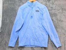 Vineyard Vines Sweatshirt Boys XL Blue 1/4 Zip Pullover Cotton Whale Logo FA21