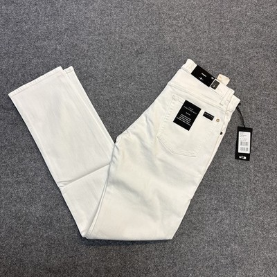 7 For All Mankind Luxe Performance Slimmy Jeans White Size 30 NWT