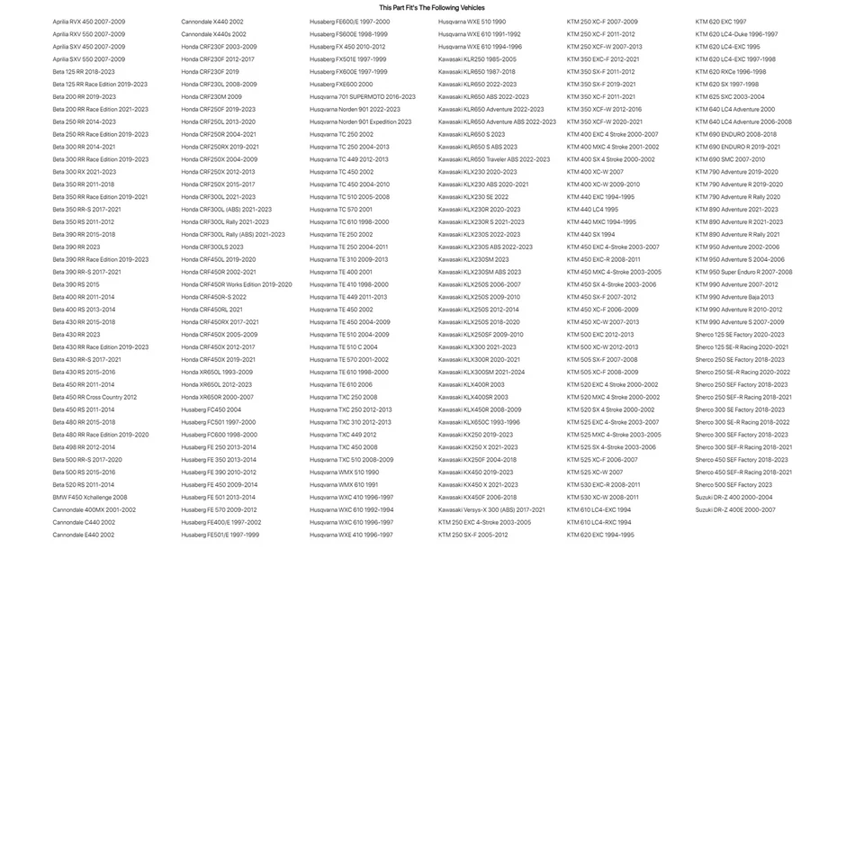 Guardabarros delantero Acerbis Super Motard KTM naranja para KTM 950 Super Enduro R 2007-08 Foto 2 de 3