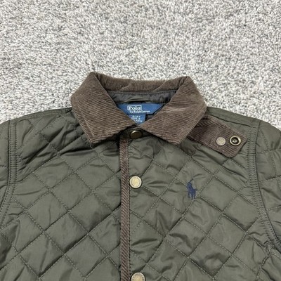 Polo Ralph Lauren Kids 4/4T Blue Quilted Lightweight Jacket | eBay