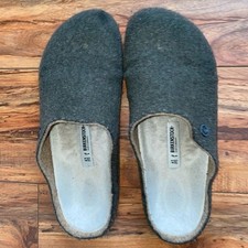 Birkenstock Zermatt Wool Felt Clogs Anthracite Gray Men  s 8 / Women  s 10 EU 41