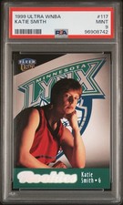 PSA 9 MINT 1999 Fleer Ultra WNBA #117 KATIE SMITH RC ROOKIE HOF LOW POP