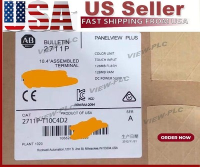 2711P-T10C4D2 PanelView Plus 1000 2711P-T10C4D2 New 1pcs FREE SHIPPING