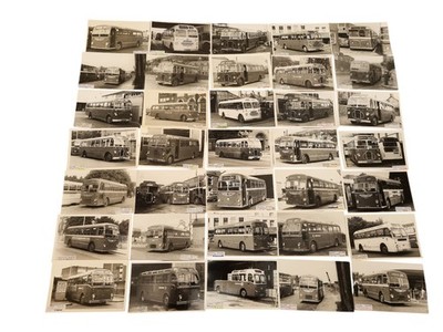 35 Bristol Bus Fotos - Bristol MW, Bristol SC4LK & andere - Vintage s/w Lot