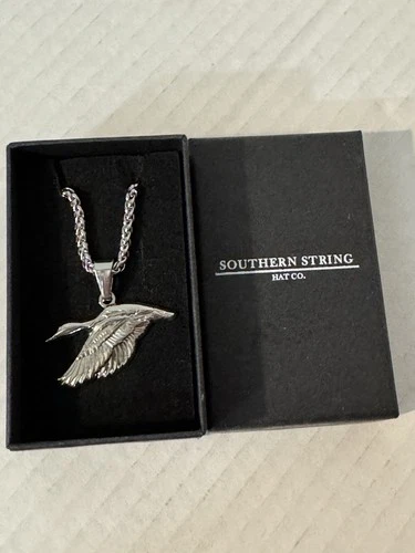Exclusive Southern String Hat Co Richii Silver Duck Chain Rare Sold Out - product listing photo