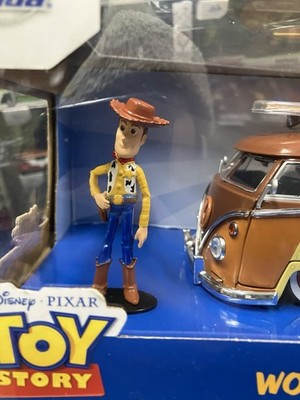 Jada Disney Pixar Toy Story Woody and Volkswagen T1 Bus 1/24 Scale