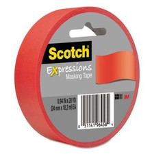 Scotch Expressions Masking Tape - 0.94" Width X 60 Ft Length - Writable Surface,
