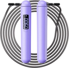 Smart Jump Rope with Counter - Adjustable High Speed Skipping Rope for Adults, L