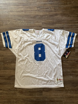 #ad Authentic Vintage Troy Aikman Dallas Cowboys Wilson Jersey Men’s Size 2XL $89.99