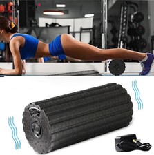 Electric Foam Roller 4 Speed Vibrating Yoga Massage Muscle Roller High-Intensity
