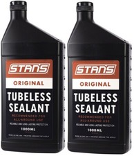 2 PACK  Stan's NoTubes Tubeless Tire Sealant - 1000ml Bottles