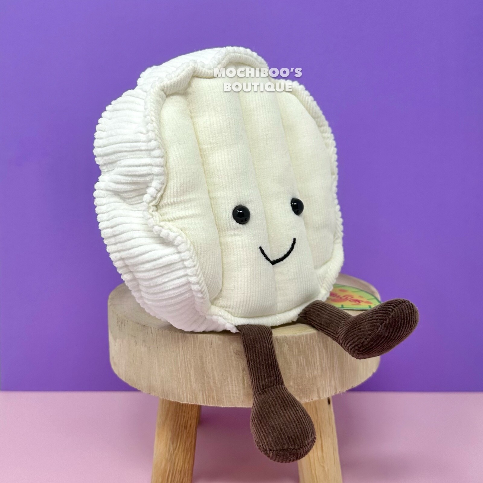 NWT Jellycat AMUSEABLE GOAT CHEESE Soft Plush Toy RETIRED Rare & Hard