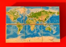 Lego MOC / Custom modular world map stickered tiles