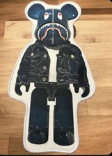 Bearbrick Bape Denim The Bear Custom Made Rug 32 x16 RARE NEW Man cave Rug