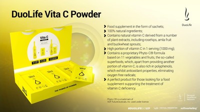 DuoLife, Vita C Pulver 15 x 7g (100% natürliche Ergänzung)