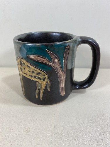 Tazza ceramica messicana con giraffe mai usata - Foto 2 di 6