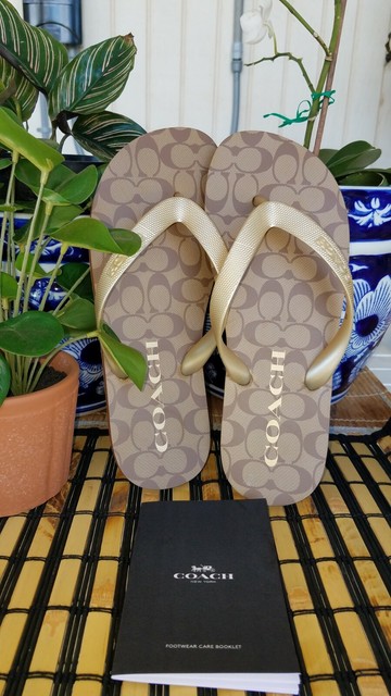 coach zak flip flop