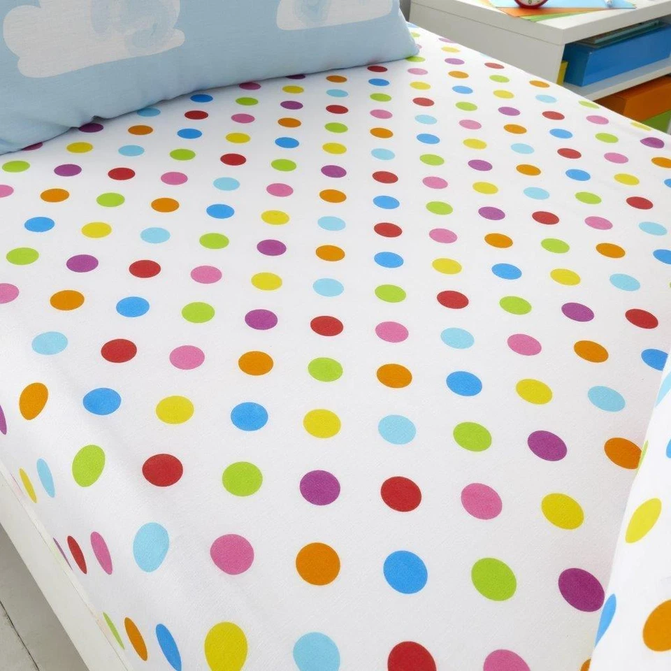 Sunny Rainbow Duvet Set With Pillowcase, Curtain Or Fitted Sheet Kids Beddings - Image 3 of 4