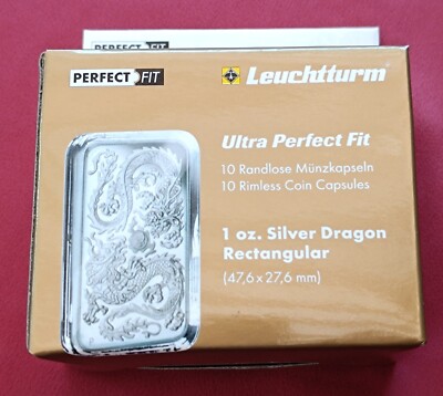 Sparen 2 x Ultra Perfect Fit ° 10er-Pack 47,6 x 27,6 mm ° Premium Münzkapseln
