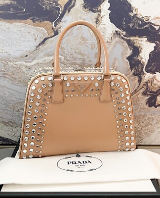 Louis様　PRADA AUTH LUXURY PRADA DIAGRAMME SHOULDER BAG HANDBAG 1BB095 RED