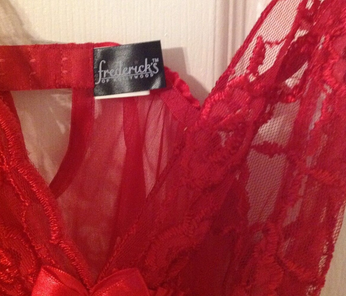 Fredricks Of Hollywood Baby DollTeddy Lingerie Chemi… Gem