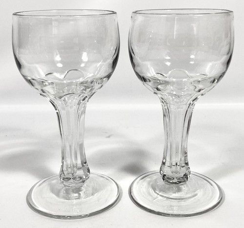 4 Bryce Petal Panel Hollow Stem Coupe Champagne Wine Goblets Bulbous Stem Vtg - Picture 14 of 24