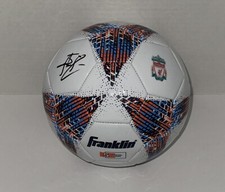 JOHN BARNES SIGNED SOCCER BALL FUTBOL LIVERPOOL FC LEGEND JSA COA