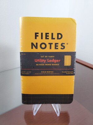 Field Notes Spring 2017 FNC-34b Utility Ledger 3-Pack SEALED