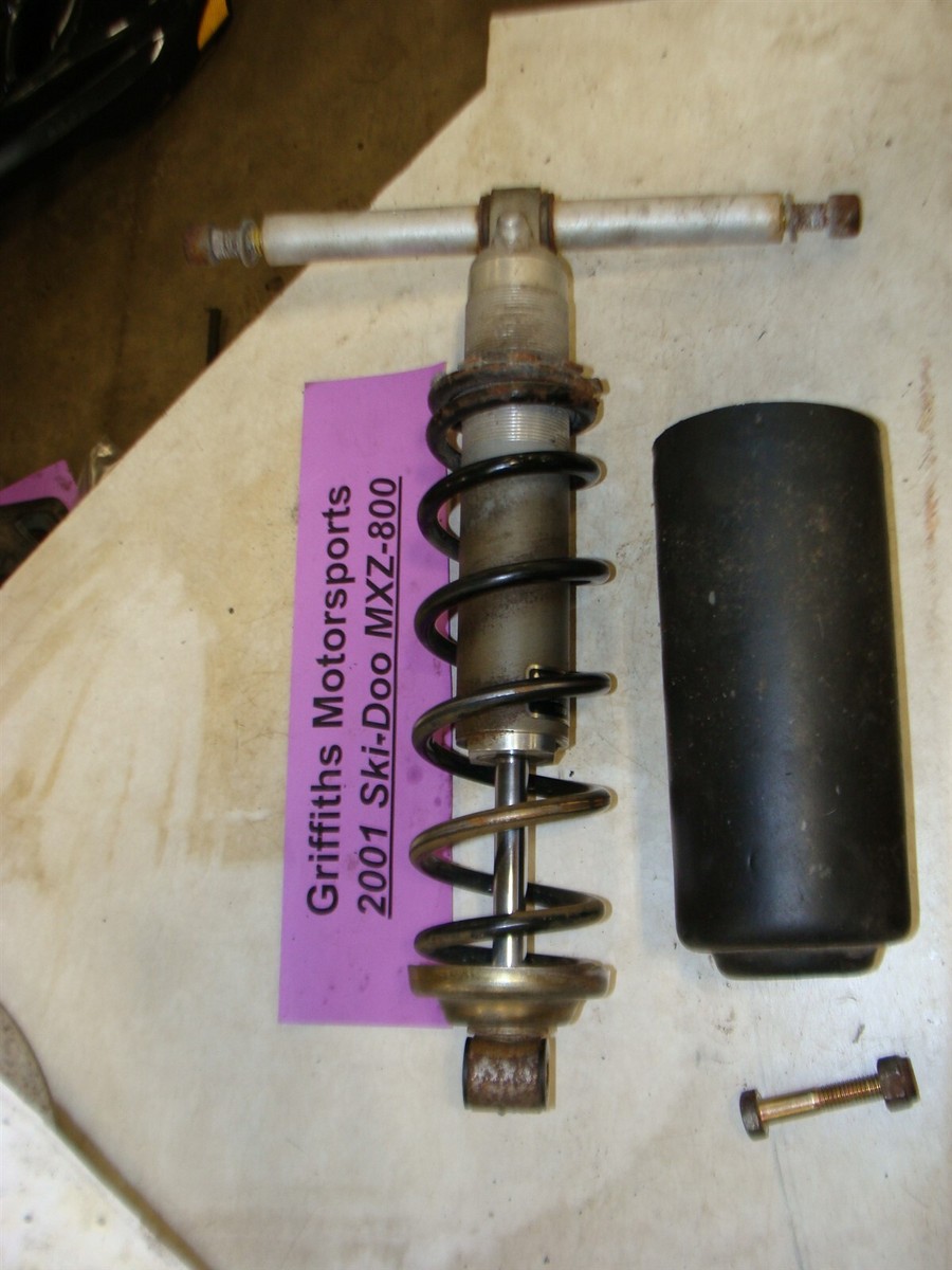 2001 SKI-DOO MXZ 800 ZX chassis front skid skidframe shock